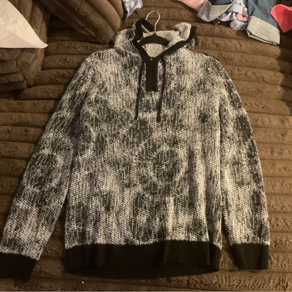 Black and Gray Women's Hoodie